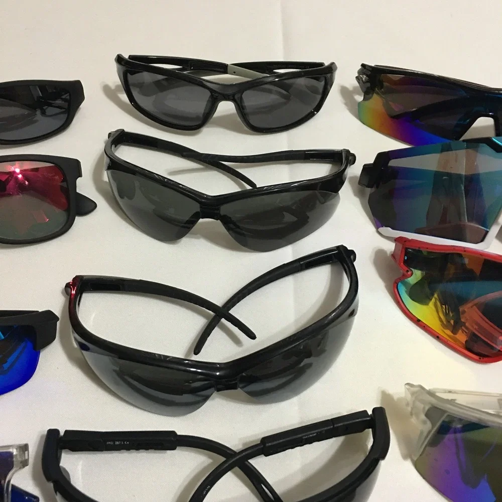 Lot of 23 Mixed Sunglasses Sport Wrap Fashion Unisex One Size Multicolor Bundle